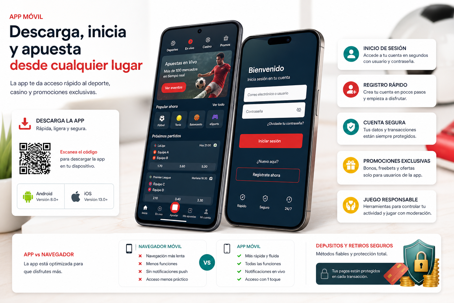 App SpeedyBet en iPhone y Android